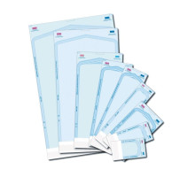 Пакети паперово-целюлозні для стерилізації 2 індикатора (90х230х30 мм)